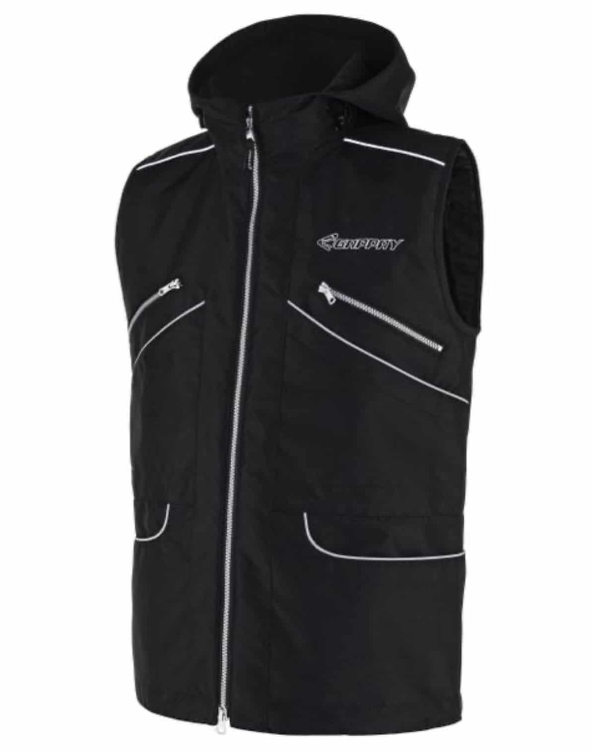 Gappay Suprima Winter Tech Gilet Waterproof Dog Training Vest Unisex Black