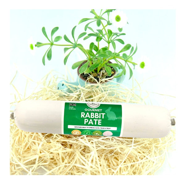 Gourmet Pure Rabbit Pate for Dogs 200g British Made Single Protein Treat