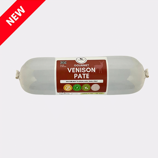 Gourmet Pure Venison Pate for Dogs 400g Natural Enrichment and Training Treat