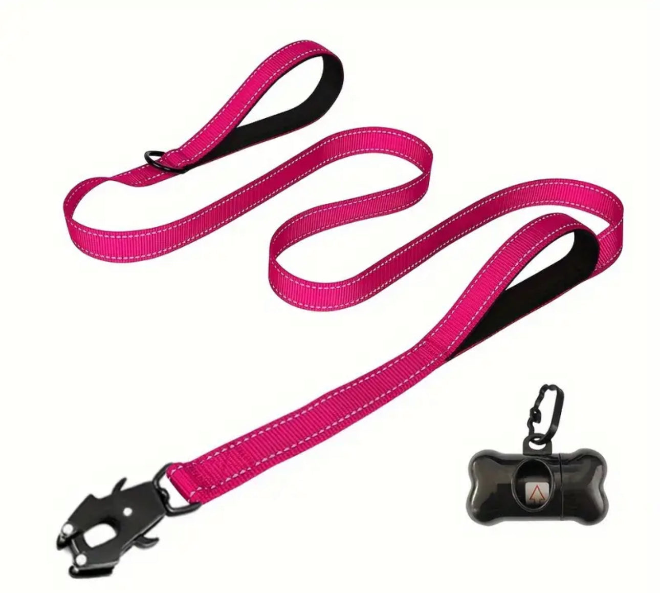 Tactical lead with extra control handle and reflective lining