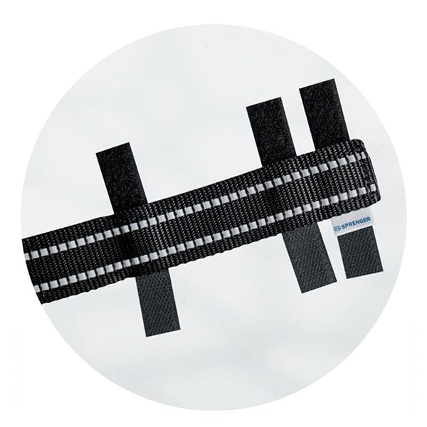 Reversible Prong Collar Cover with Reflective Strip Fits 3mm to 4mm Gauge Collars